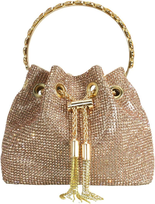Full Diamonds Bucket Handbag