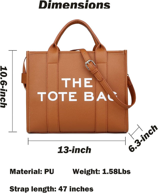 PU Leather Tote Bag