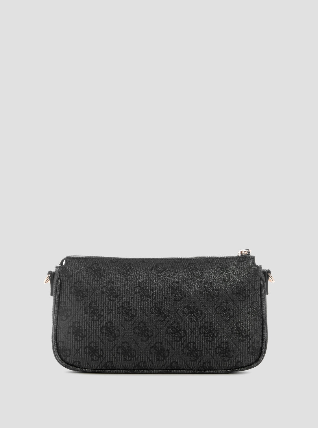Black Logo Noelle II Double Pouch Crossbody Bag