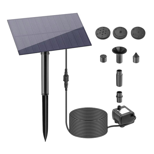 Solar Panels Water Fountain Pump Outdoor
