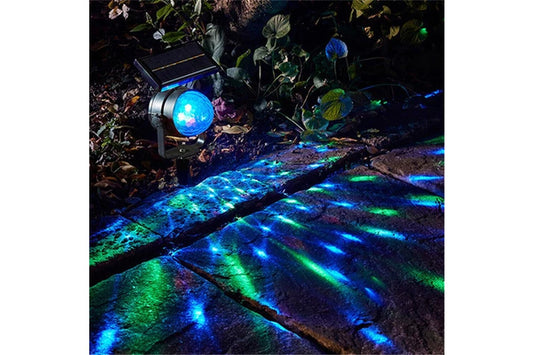 Solar Rotating Color Projection Light