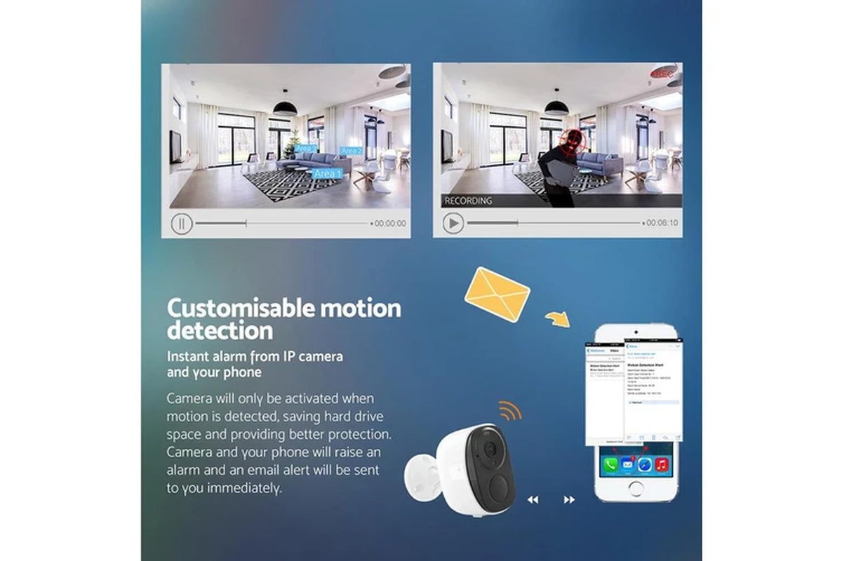 3MP Solar Security Camera