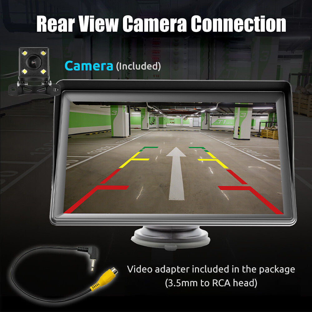 7" Portable Car Stereo Radio for Apple CarPlay Android Auto Bluetooth 