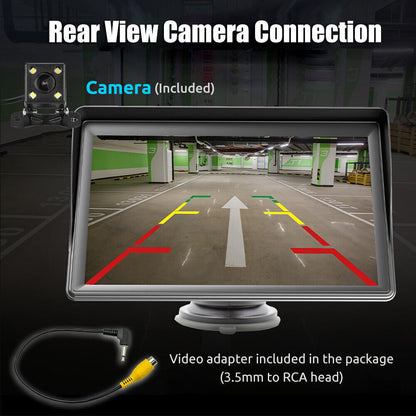 7" Portable Car Stereo Radio for Apple CarPlay Android Auto Bluetooth 