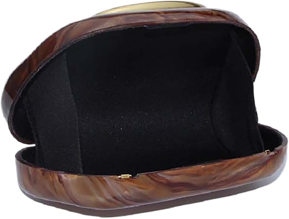 Acrylic Clutch Box Metal Handle