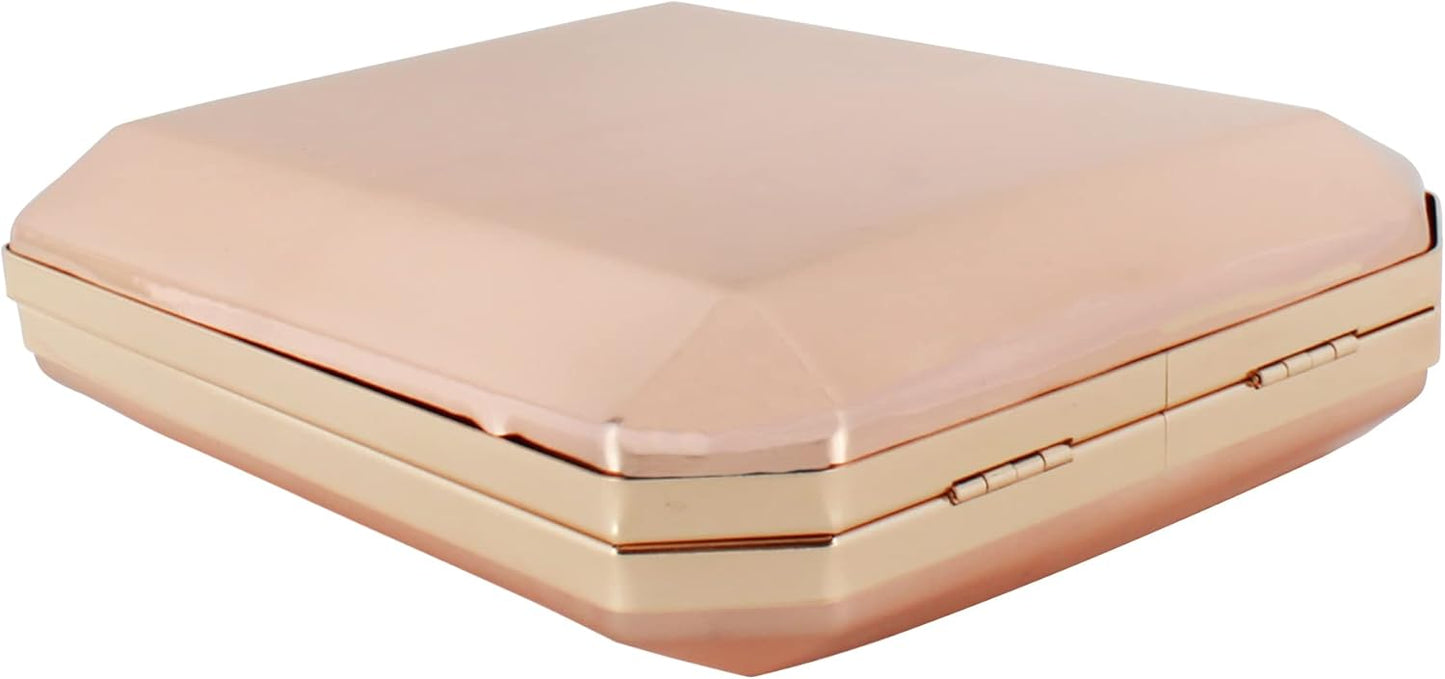 Lattice Pattern Metal Handbag