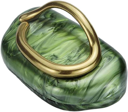 Acrylic Clutch Box Metal Handle