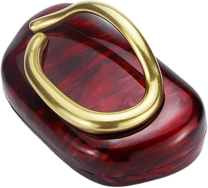 Acrylic Clutch Box Metal Handle