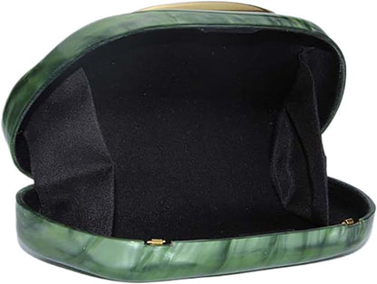 Acrylic Clutch Box Metal Handle