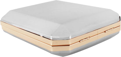 Lattice Pattern Metal Handbag