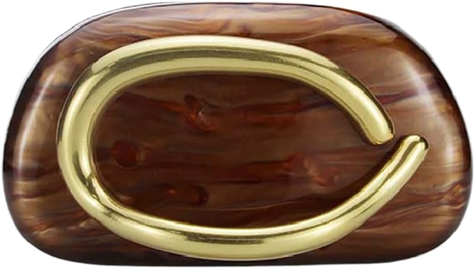 Acrylic Clutch Box Metal Handle