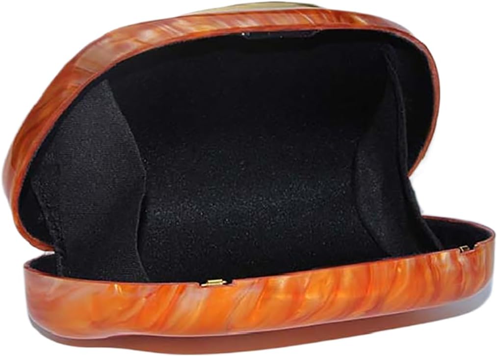 Acrylic Clutch Box Metal Handle