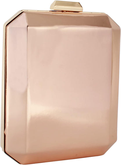 Lattice Pattern Metal Handbag