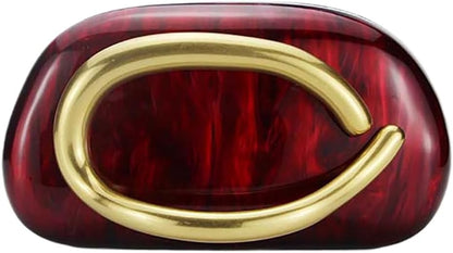 Acrylic Clutch Box Metal Handle