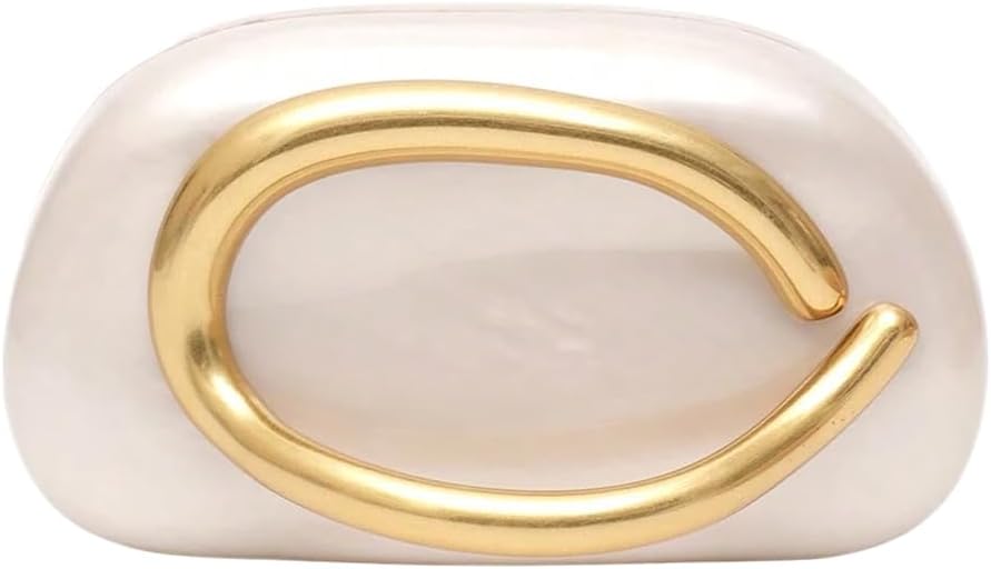 Acrylic Clutch Box Metal Handle