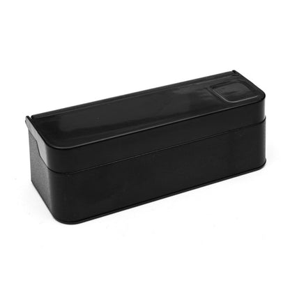 2X Portable Car Coin Holder Mini Change Storage Box Interior Organizer Container