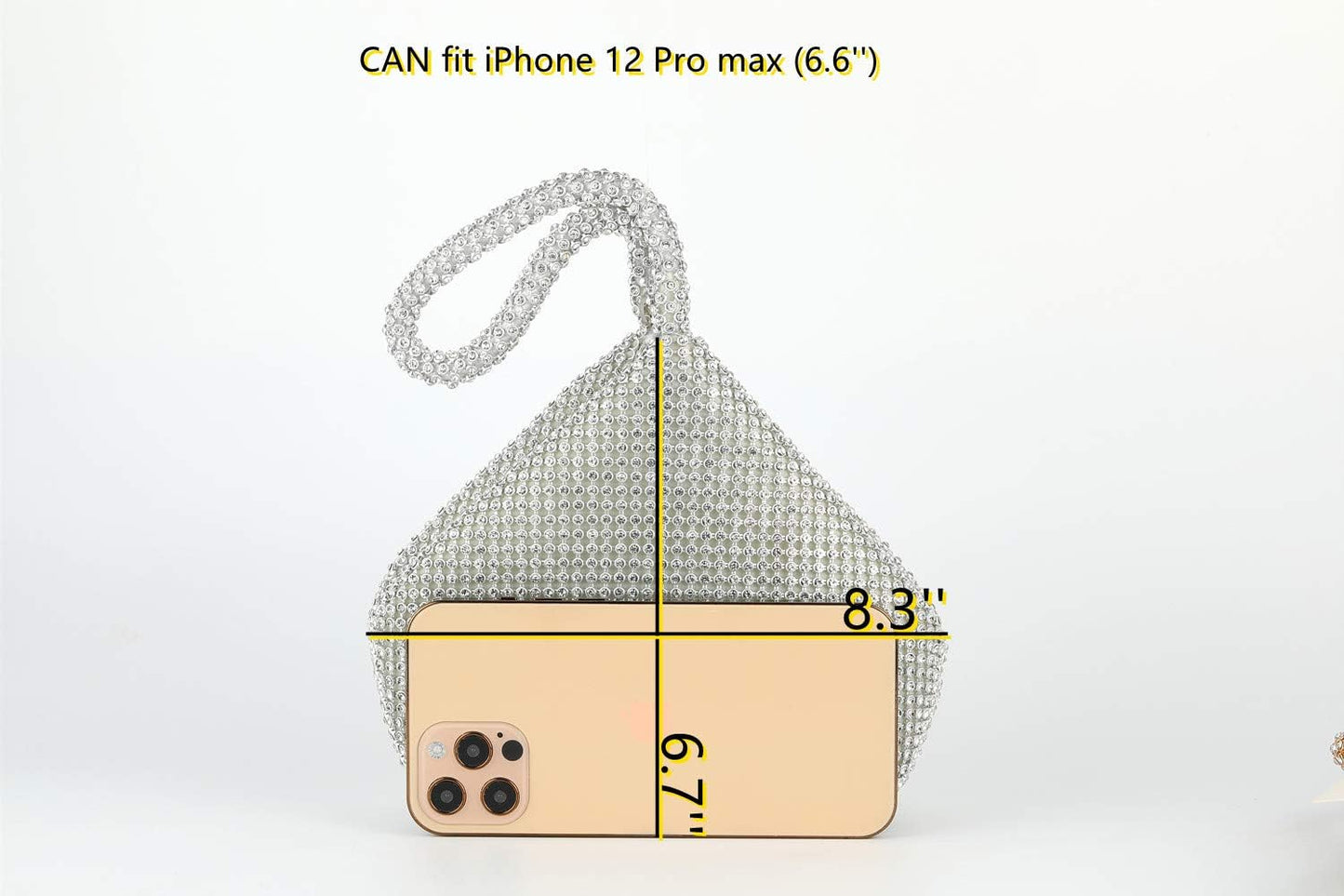 Rhinestone Wrist Purse