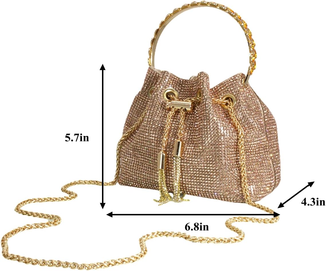 Full Diamonds Bucket Handbag