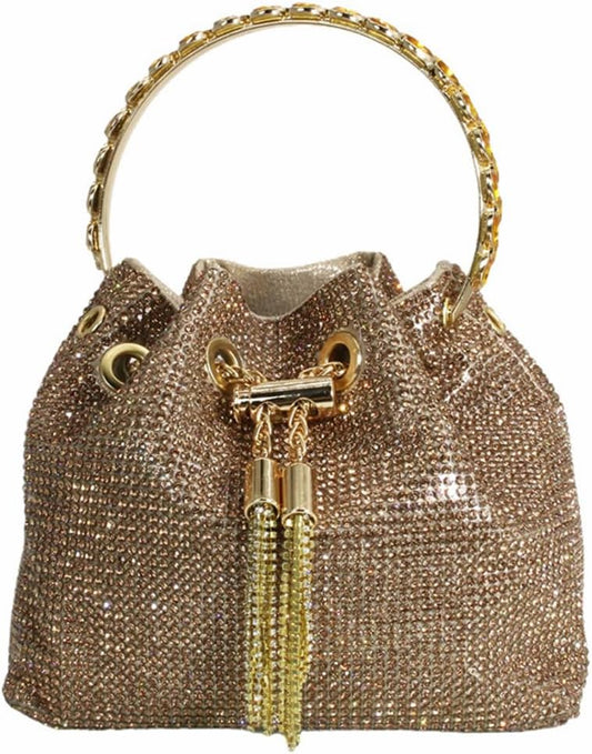 Full Diamonds Bucket Handbag