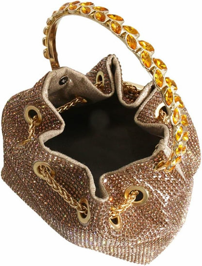 Full Diamonds Bucket Handbag