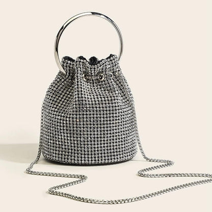 Full Diamonds Bucket Handbag