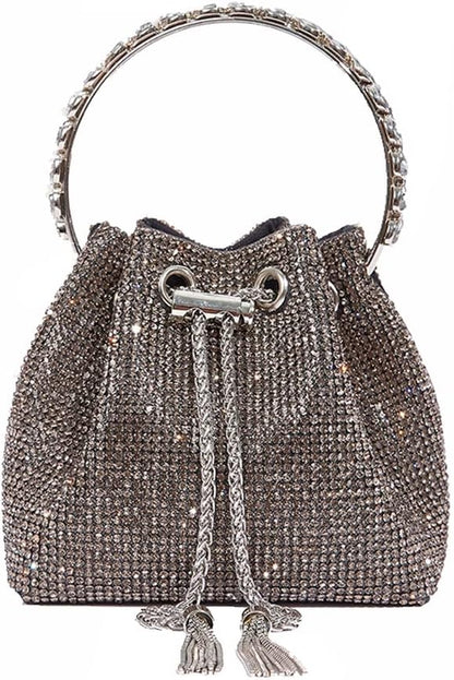 Full Diamonds Bucket Handbag