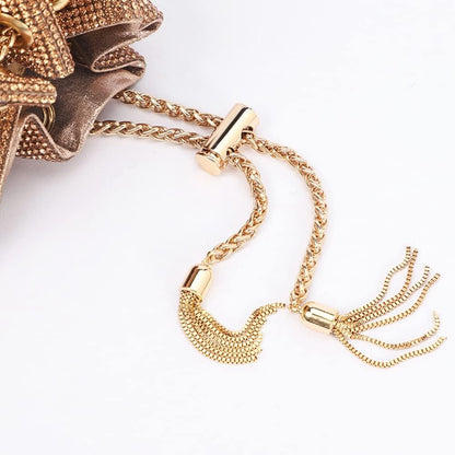 Full Diamonds Bucket Handbag