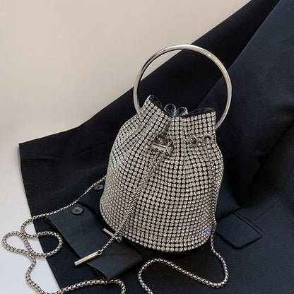 Full Diamonds Bucket Handbag