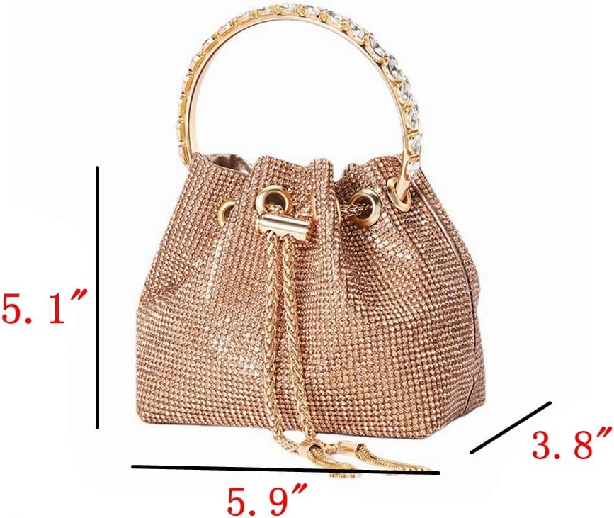 Full Diamonds Bucket Handbag