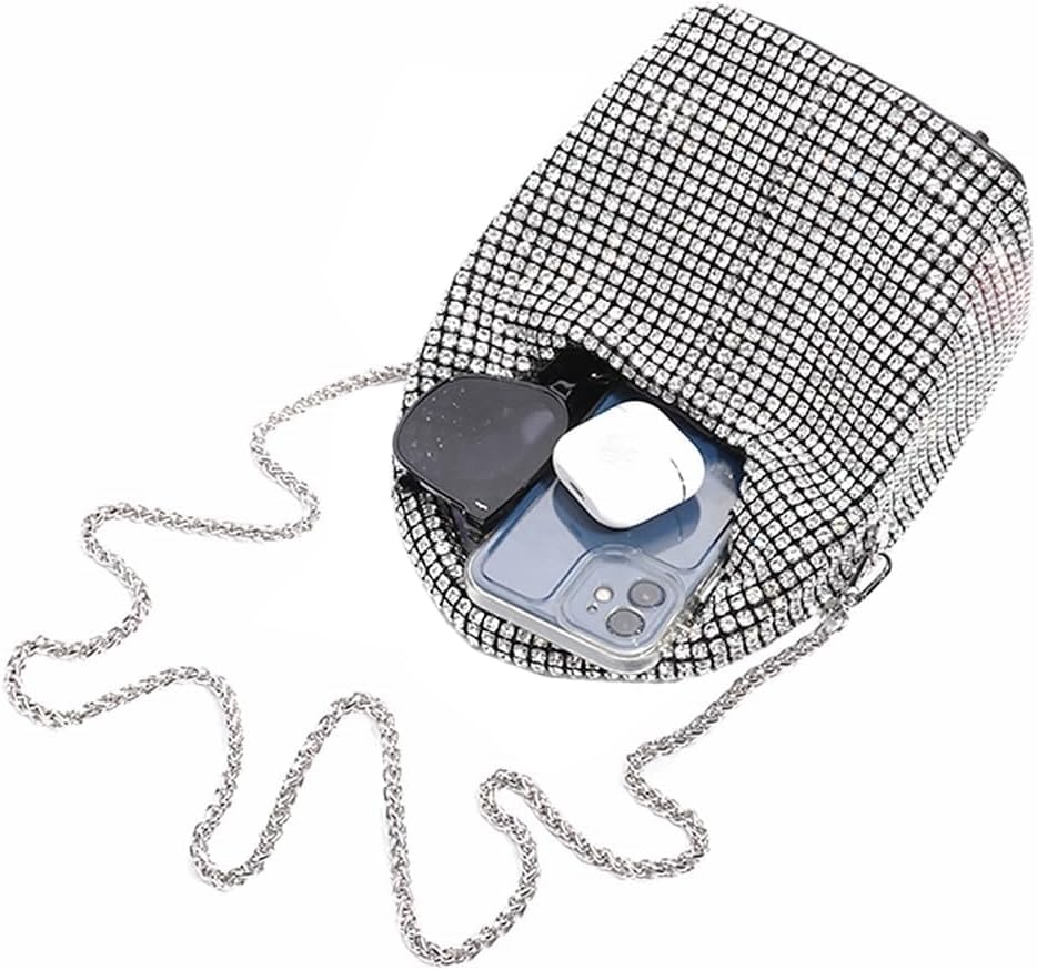 Full Diamonds Bucket Handbag