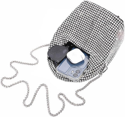 Full Diamonds Bucket Handbag