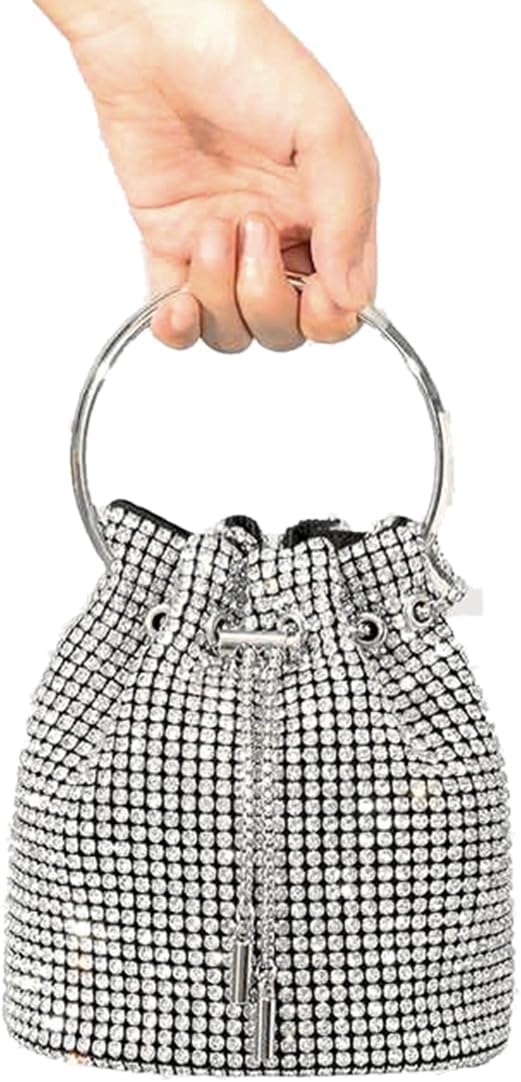 Full Diamonds Bucket Handbag