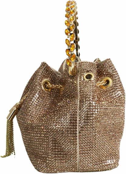 Full Diamonds Bucket Handbag