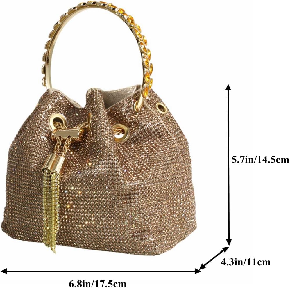 Full Diamonds Bucket Handbag