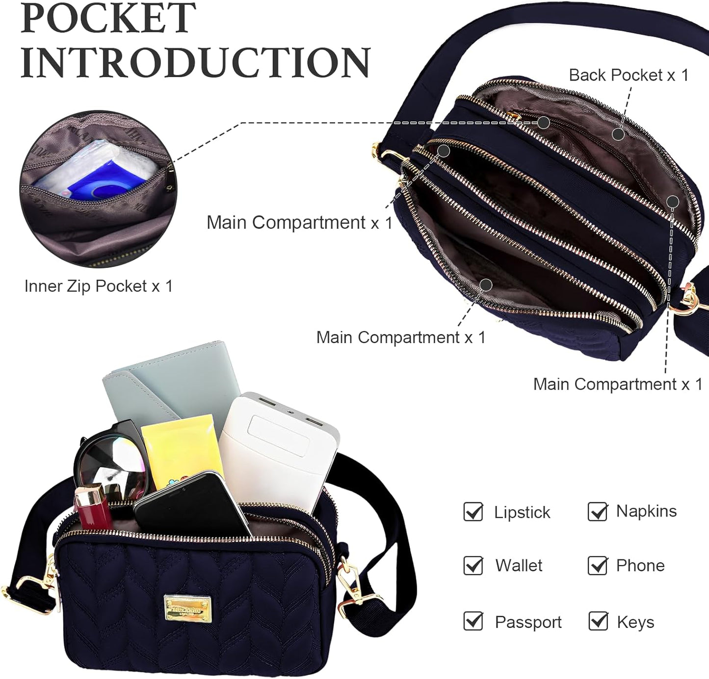 Small Crossbody Purse for Women