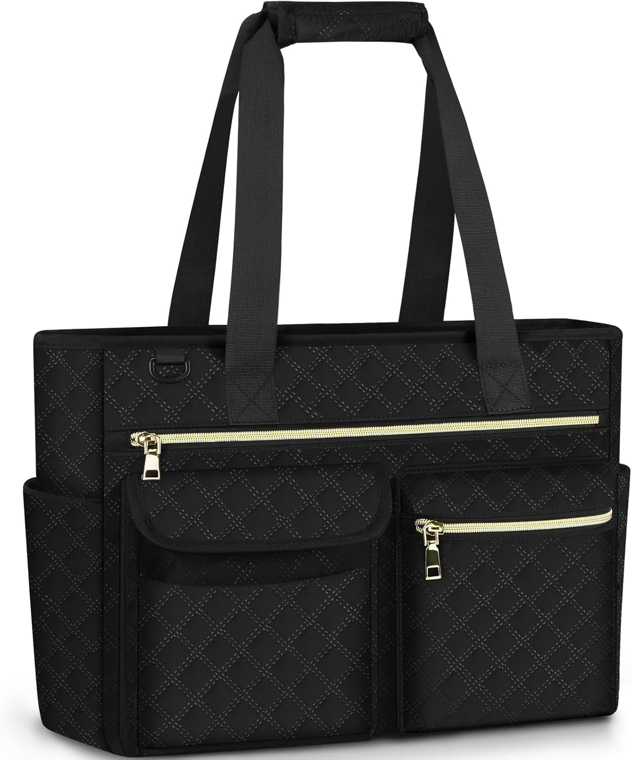 Tote Bag with Zipper Large 15.6 Inch Laptop