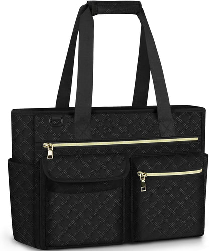 Tote Bag with Zipper Large 15.6 Inch Laptop