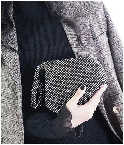 Rhinestone Wrist Purse
