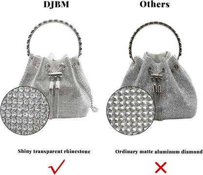 Full Diamonds Bucket Handbag