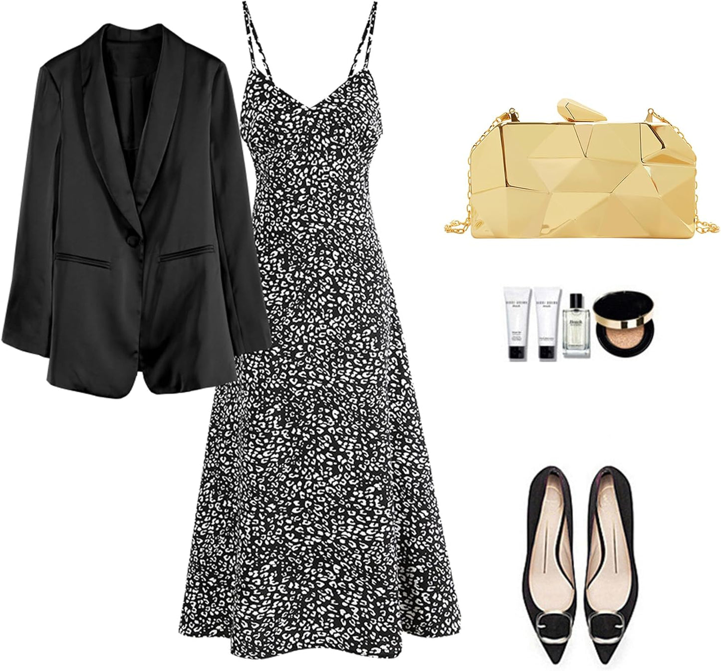 Lattice Pattern Metal Handbag