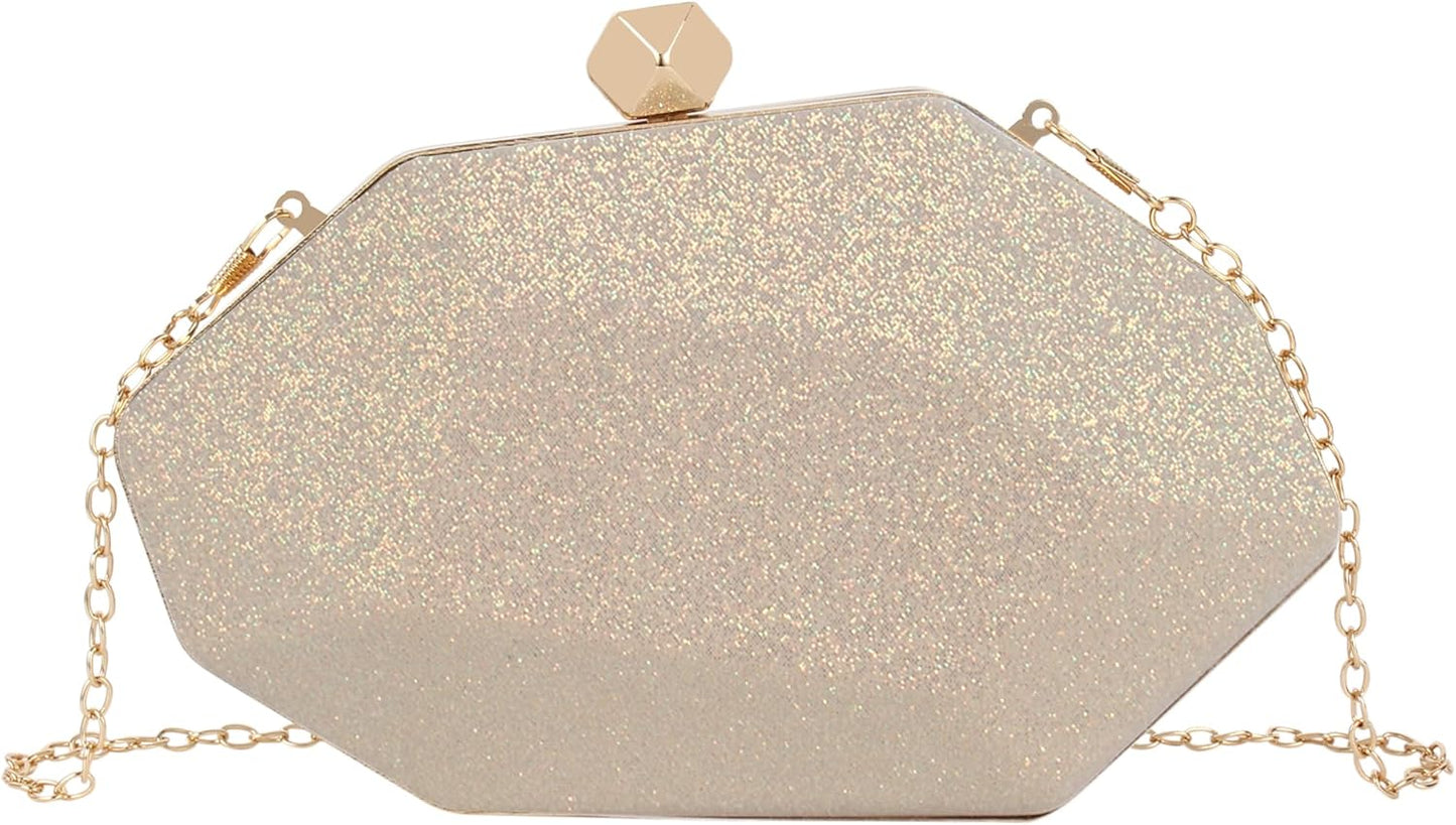 Lattice Pattern Metal Handbag