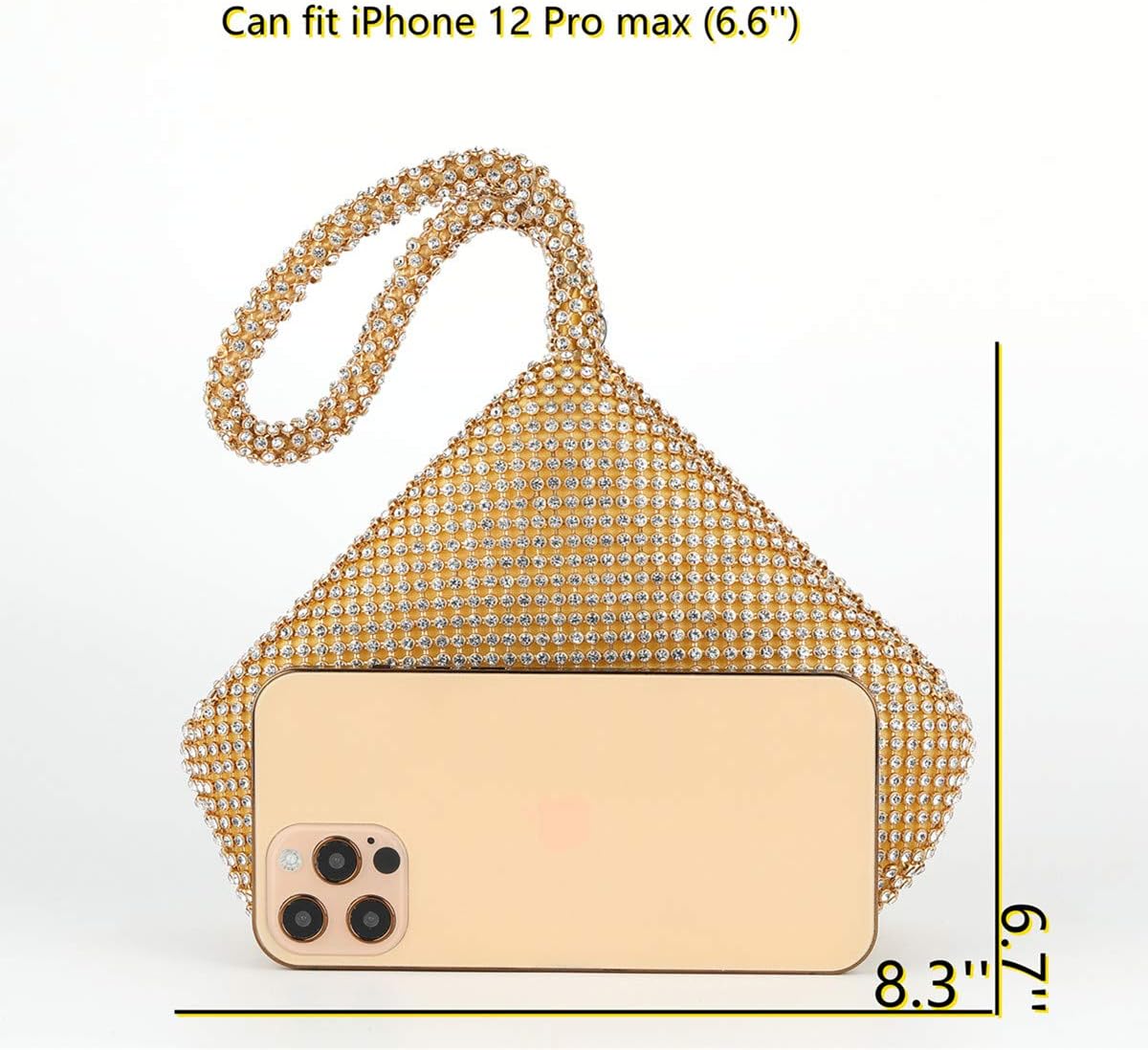 Rhinestone Wrist Purse