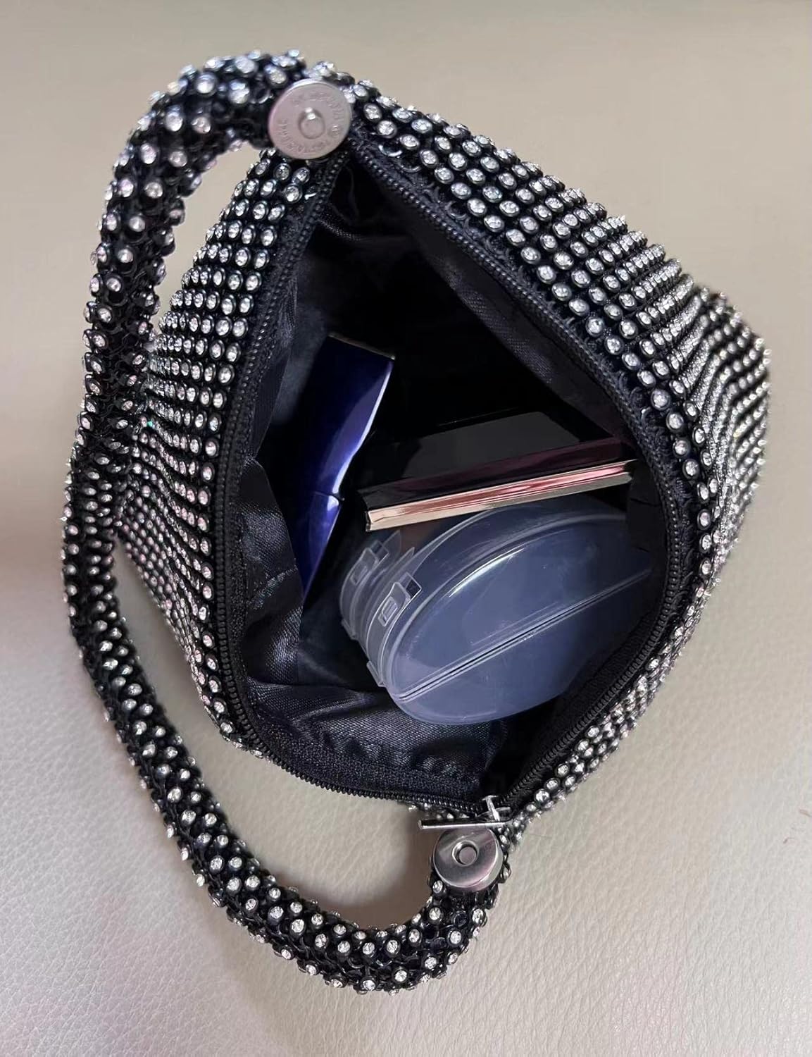 Rhinestone Wrist Purse