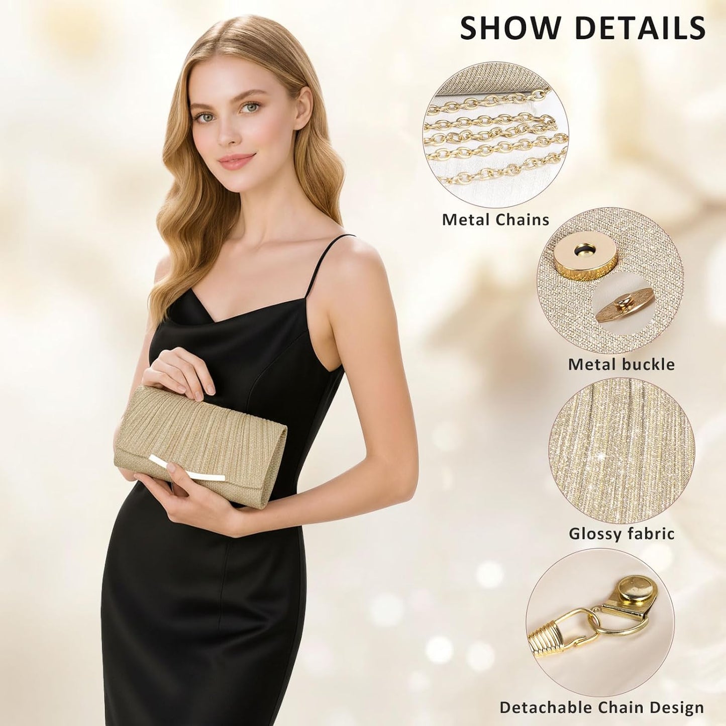 Evening Bag Clutch Purses for Women