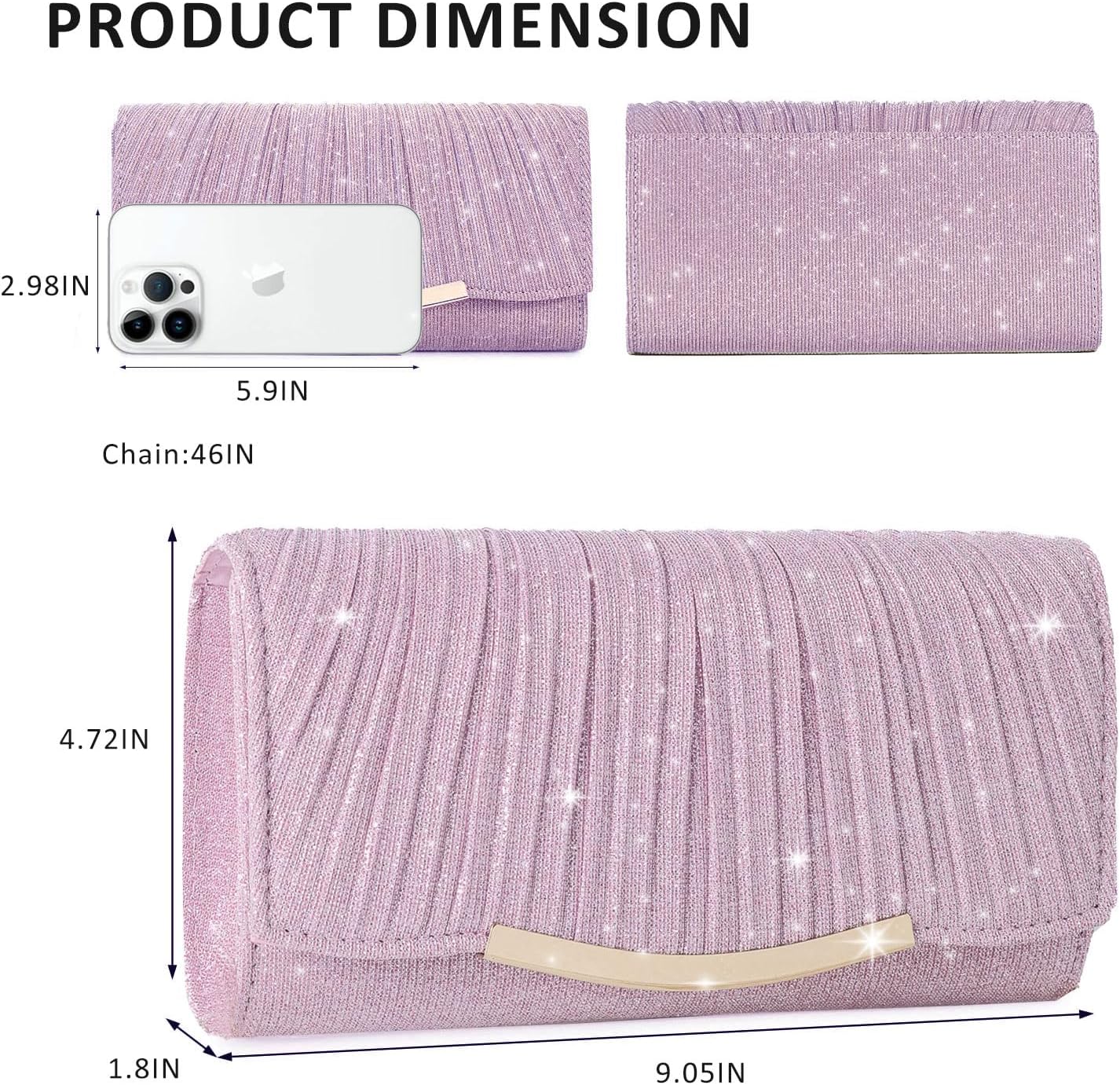 Evening Bag Clutch Purses for Women