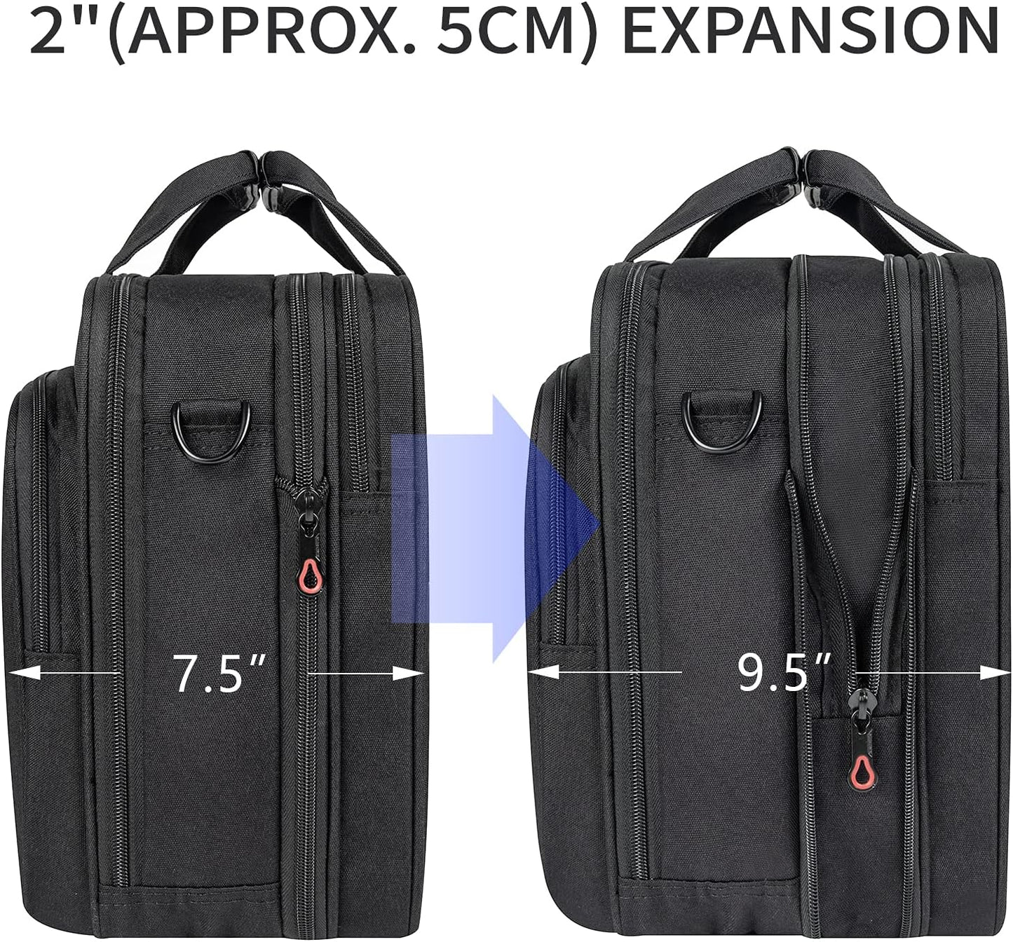 Laptop Bag 17.3 Inch Expandable