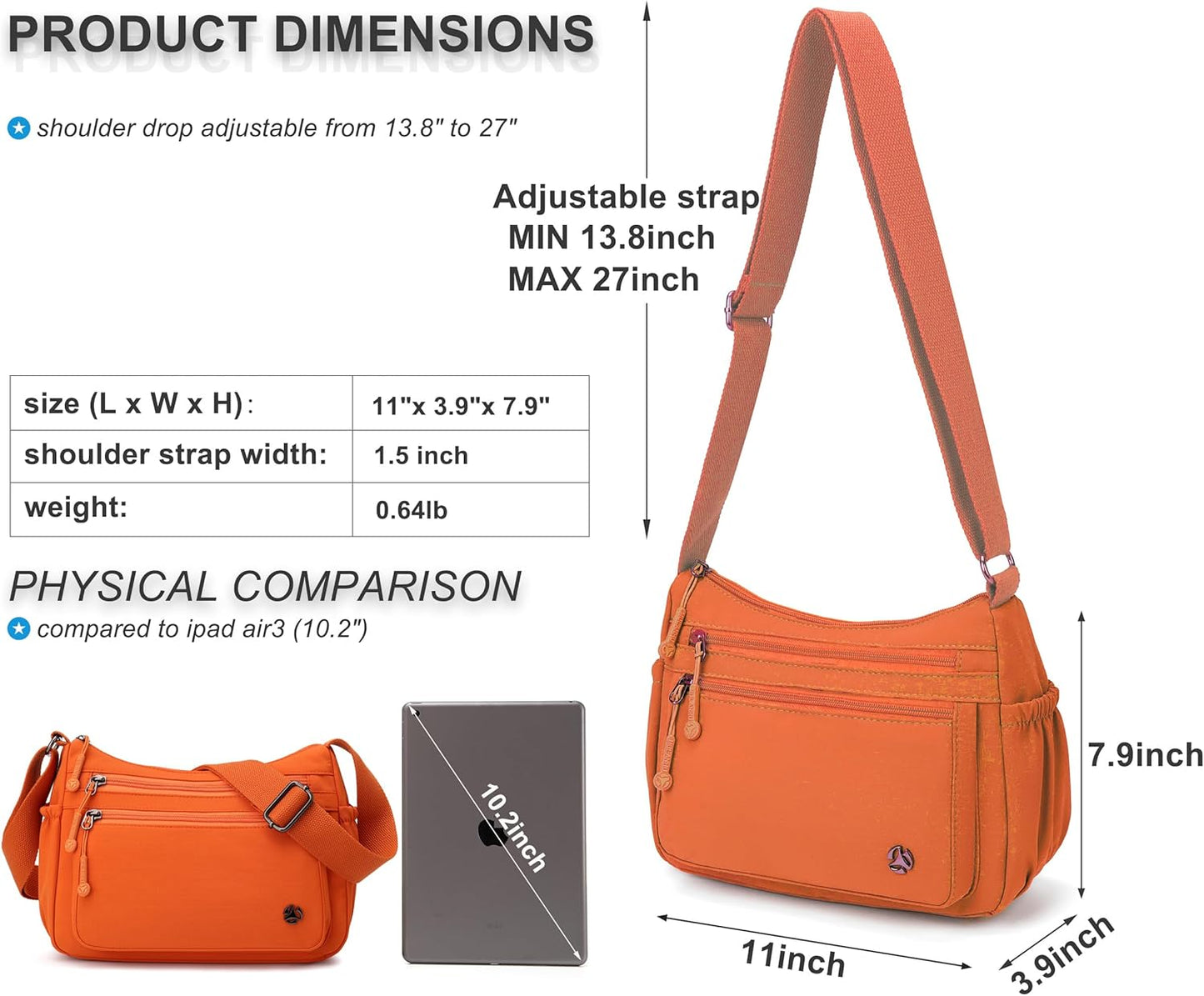 Casual Crossbody Bag