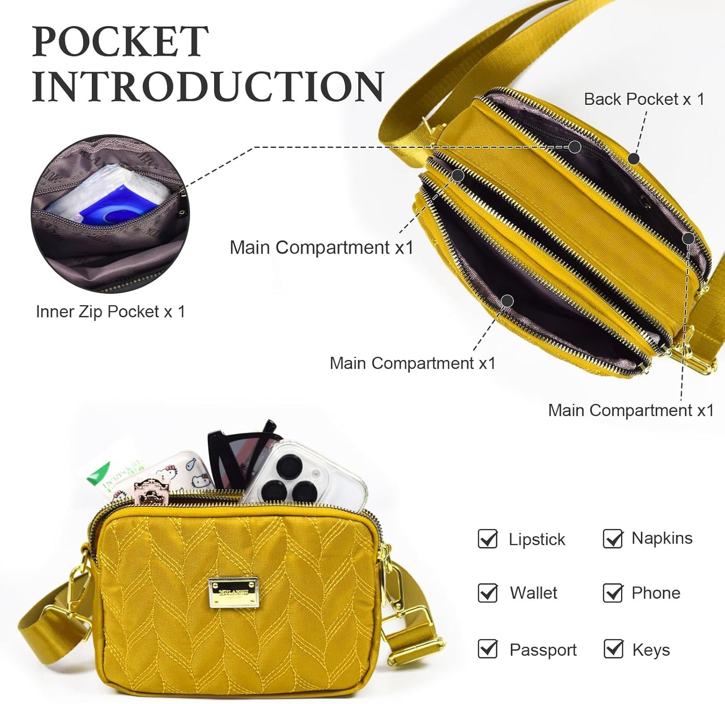 Small Crossbody Purse for Women