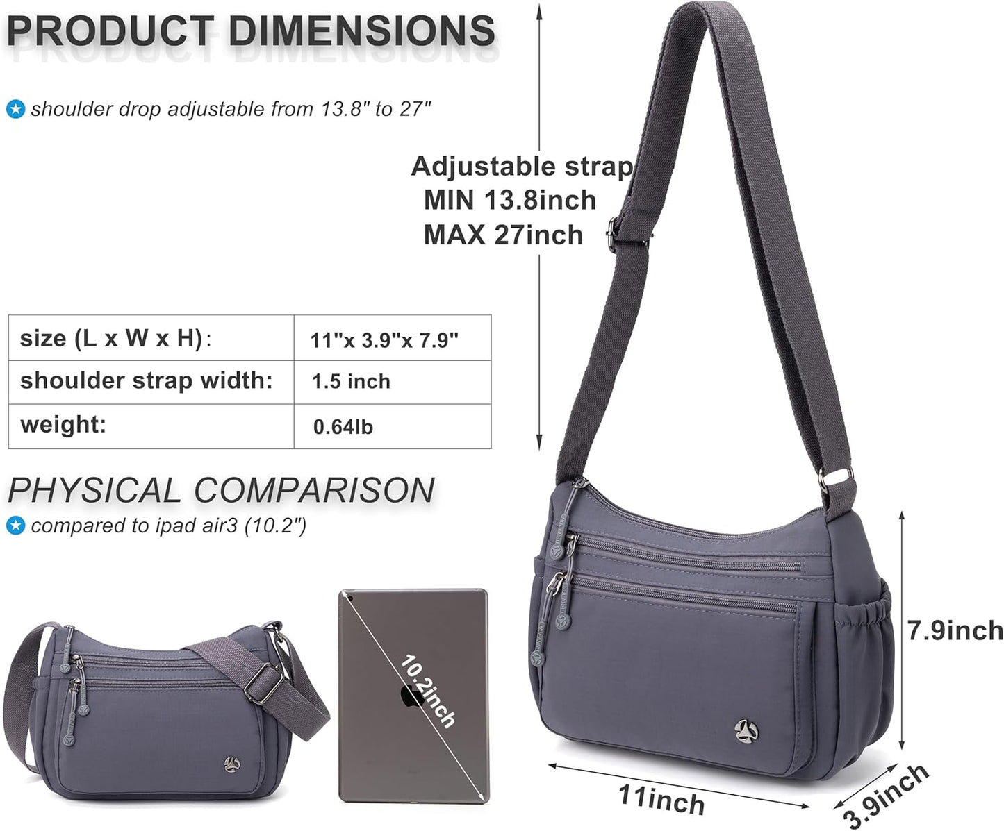 Casual Crossbody Bag