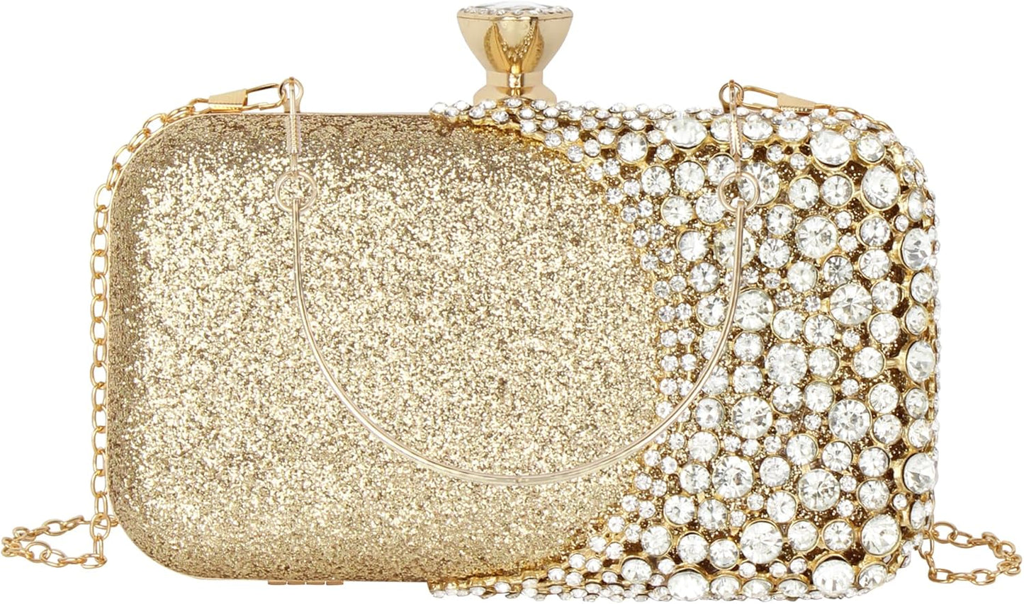 Lattice Pattern Metal Handbag